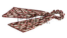Load image into Gallery viewer, DACEE TIGER PRINT VELVET SCRUNCHY WITH TAILS
