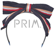 Load image into Gallery viewer, SWEATER STRIPED STAND UP BOW HEADBAND
