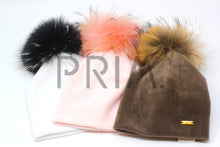 Load image into Gallery viewer, VELOUR POM POM HAT
