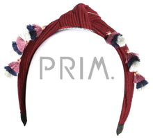 Load image into Gallery viewer, KNIT KNOT TASSEL HEADBAND
