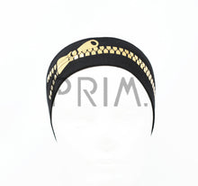Load image into Gallery viewer, METALLIC ZIPPER HEADWRAP
