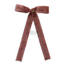 Load image into Gallery viewer, HALO DELLA CHENILLE LACE BOW LONG TAIL CLIP

