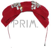 Load image into Gallery viewer, FELT BOW STONES HEADBAND
