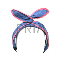 Load image into Gallery viewer, DENIM COVERED TIE TWIST
