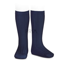 Load image into Gallery viewer, CONDOR RIBBED COTTON KNEE SOCK
