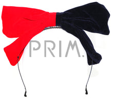 Load image into Gallery viewer, TWO TONE VELVET BOW HEADBAND
