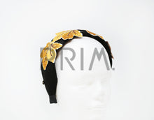 Load image into Gallery viewer, EMBROIDERED LEAVES HEADBAND
