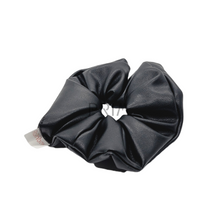 Load image into Gallery viewer, LEATHER SCRUNCHIE
