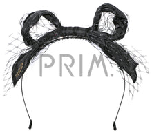 Load image into Gallery viewer, TAFFETA WIRE BOW NET HEADBAND

