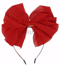 Load image into Gallery viewer, STRETCH NET BOW HEADBAND
