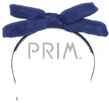 Load image into Gallery viewer, SUEDE RIBBED PUFFY BOW HEADBAND
