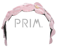 Load image into Gallery viewer, HERRINGBONE HEARTS HEADBAND
