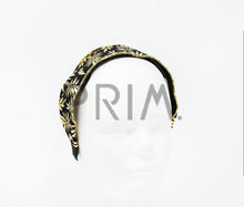 Load image into Gallery viewer, LEAF FOIL PRINT COVERED WITH METALLIC HEADBAND
