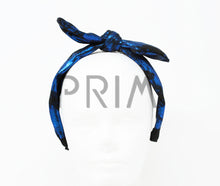 Load image into Gallery viewer, METALLIC LEATHER BOW HEADBAND
