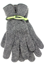 Load image into Gallery viewer, ANGORA KNITTED LEATHER RIBBON GLOVE
