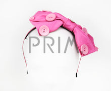 Load image into Gallery viewer, BOWS WITH BUTTONS HEADBAND
