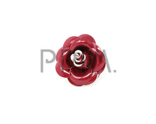 Load image into Gallery viewer, FAUX LEATHER FLOWER  CLIP
