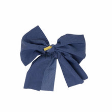 Load image into Gallery viewer, HEIRLOOMS DENIM BOW CLIPS
