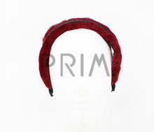 Load image into Gallery viewer, METALLIC FUR COVERED HEADBAND
