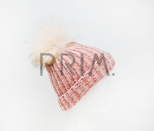 Load image into Gallery viewer, CHENILLE POM POM KNIT HAT
