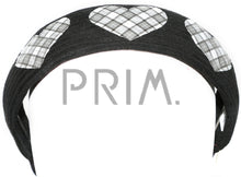Load image into Gallery viewer, PLAID HEARTS HEADBAND
