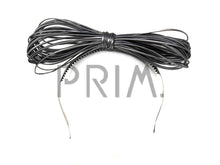 Load image into Gallery viewer, LEATHER LOOPY BOW HEADBAND
