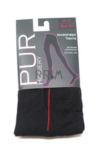 Load image into Gallery viewer, MICROFIBER LINE DESIGN TIGHTS
