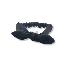 Load image into Gallery viewer, VELOUR BOW BABY HEADBAND
