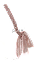 Load image into Gallery viewer, METALLIC TULLE BRAID PEARLS HEADBAND
