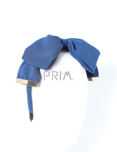 Load image into Gallery viewer, DACEE CRINKLE METAL CLAMP BOW HEADBAND
