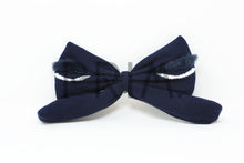 Load image into Gallery viewer, SMALL FURY EYEBROWS BOW CLIP
