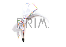Load image into Gallery viewer, MULTI EDGED DENIM TIE BOW HEADBAND
