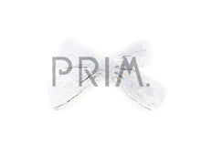 Load image into Gallery viewer, FUR BOW WITH FOIL STARS CLIP
