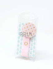 Load image into Gallery viewer, PINK FUR WITH GOLD DOTS &amp; PINK RIBBON
