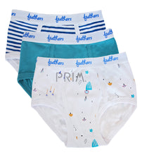 Load image into Gallery viewer, FEATHERS BOYS BOTANY PRINT 3 PACK BRIEFS
