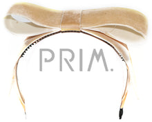 Load image into Gallery viewer, VELVET RIBBON BOW HEADBAND

