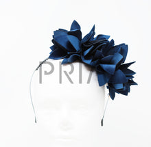 Load image into Gallery viewer, DOUBLE SIDE FLOWER WITH BUTTON HEADBAND

