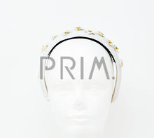 Load image into Gallery viewer, METALLIC FLOWERS COVERED HEADBAND
