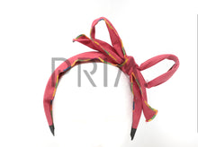 Load image into Gallery viewer, MULTI EDGED DENIM TIE BOW HEADBAND
