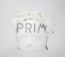 Load image into Gallery viewer, TULLE WITH SEQUINS WREATH HEADBAND
