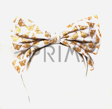 Load image into Gallery viewer, METALLIC BUTTERFLIES BOW HEADBAND
