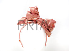 Load image into Gallery viewer, SHIMMER METALLIC DOUBLE POP UP BOW HEADBAND
