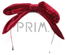 Load image into Gallery viewer, VELVET PUFFY BOW HEADBAND
