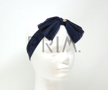 Load image into Gallery viewer, METALLIC MESH TIE BABY HEADBAND
