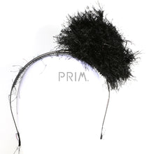 Load image into Gallery viewer, SHREDDED KNIT EYE POM-POM HEADBAND
