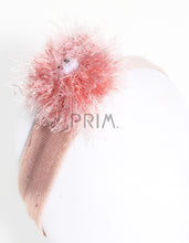 Load image into Gallery viewer, SHREDDED KNIT EYES POM POM BABY HEADBAND
