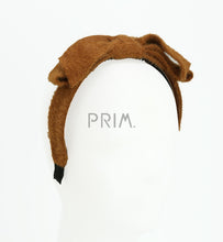 Load image into Gallery viewer, DACEE TWO TONE MOHAIR BOW HEADBAND
