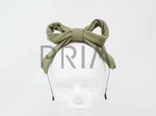 Load image into Gallery viewer, RIBBED WIRE BOW HEADBAND
