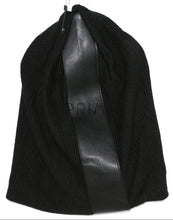 Load image into Gallery viewer, LEATHER CENTER BEANIE
