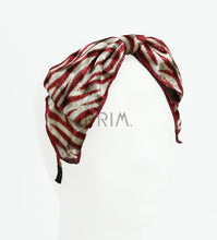 Load image into Gallery viewer, DACEE TIGER PRINT VELVET BOW HEADBAND
